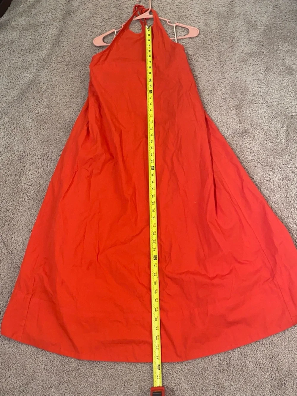 Free People Beachside Tide Red Maxi Dress XS